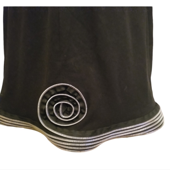 🌺Sohung Designs Black zipper dress  size med *collectors piece🌸 - Picture 4 of 9